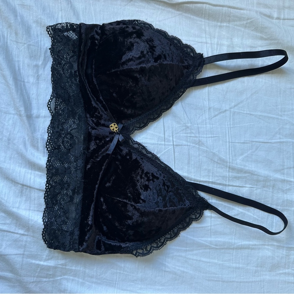 Elegant Black Lace Bralette